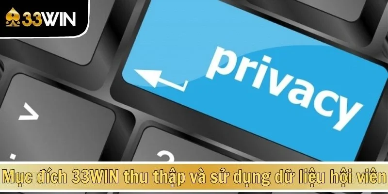 Mục đích 33WIN thu thập và sử dụng dữ liệu hội viên